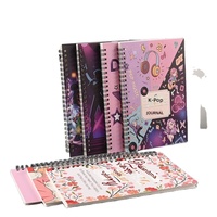 Carnet KPOP tendance transfrontalier A5 ligné, design élégant, best-seller, personnalisable, idéal comme cadeau