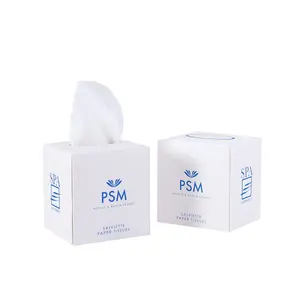 Soft High Quality Wholesale Premium 2ply Cube Box Facial Tissue