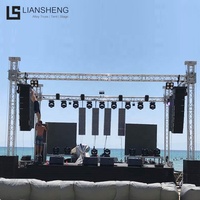 Sistema de escenario de iluminación de armazón de aluminio de fácil instalación de alta calidad