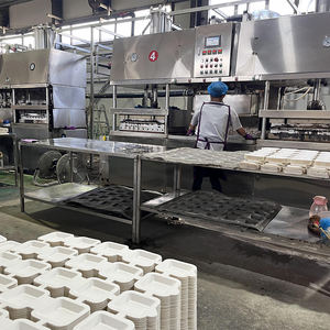 Máquina para Envasar Alimentos en Platos Desechables Biodegradables de Papel de Bagazo de Caña de Azúcar - Product Image 2