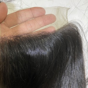 Cabello 150% humano liso y suave, 5x5 HD, cierre de encaje, 100% densidad, venta al por mayor - Product Image 6