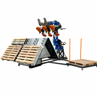 Machine robotisée de fabrication de palettes 2-3 pièces/min, ligne d'assemblage de palettes en bois
