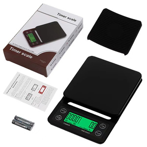 Veidt Weighing 3kg*0.1g New Type Hot Sale Mini Portable Multifunction Led Display Office Home <b>Kitchen</b> <b>Timer</b> Digital Coffee Scale - Product Image 2