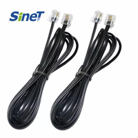 Cable de Conexión Telefónica Blindado UTP Cat3 a Precio Económico, 24-30AWG, Cobre CCA, 1 Año de Garantía, Estándar Rj45, Cubierta de PVC LSZH