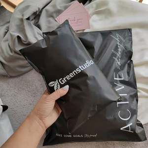 Bolsa de Envío para Bikinis y Pelucas con su Propio Logotipo, Bolsas de Correo Personalizadas Biodegradables, Bolsa de Poliéster Mate Beige - Product Image 6