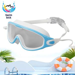 Lunettes de natation étanches en silicone PC <span class=keywords><strong>anti</strong></span>-buée pour hommes et femmes, adultes, grand cadre, transfrontalier - Product Image 6