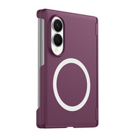 Nouvelle coque de téléphone portable magnétique colorée pour Samsung Z Fold 8 Ultra, protection double bord, antichoc, coque fine