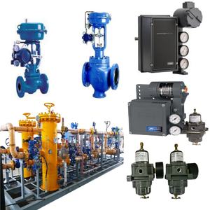 Válvula de control de jaula AZBIL HCB HPC con cilindro de pistón GOM64LM ~ GOM154LM y posicionador de válvula Fisher 3582i 3610JP 3720 3661 - Product Image 5