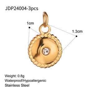 Ocean Style - Accesorios de Acero Inoxidable Chapados en Oro de 18K para Bikini, Dijes Finos para Hacer Pulseras, Dijes DIY - Product Image 6