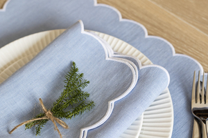 Personnalisable Restaurant Dîner Serviettes Ensembles Haute Qualité Coton Tissu Logo Imprimé Airlaid Cuisine Boisson Table Accessoires - Product Image 6