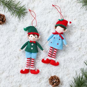 Cute Style Elf Doll In-Stock Plush Christmas Tree Ornaments Knitted Hanging Decorations for Holiday Party Decorations - Product Image 4