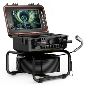 <span class=keywords><strong>Caméra</strong></span> d'inspection vidéo de <span class=keywords><strong>canalisation</strong></span> 1080P avec écran IPS 9 pouces, auto-nivelante 512 Hz, <span class=keywords><strong>pour</strong></span> égouts et tuyaux, 20 m - Product Image 1