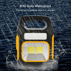 Linterna <span class=keywords><strong>Solar</strong></span> portátil para acampar, <span class=keywords><strong>LED</strong></span>, USB, batería de litio recargable, IP65, resistente al agua, foco fuerte, largo alcance, larga duración - Product Image 1