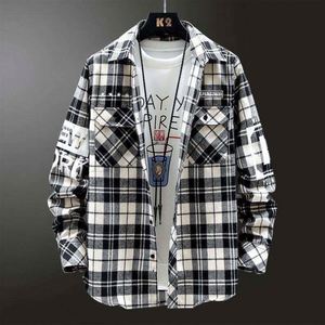 <span class=keywords><strong>Camicia</strong></span> Casual a manica lunga con bottoni da <span class=keywords><strong>uomo</strong></span> <span class=keywords><strong>camicia</strong></span> a quadri in flanella da <span class=keywords><strong>boscaiolo</strong></span> personalizzata con Logo ricamo personalizzato - Product Image 2