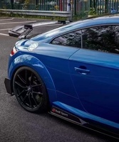 Pour Audi TT, TTS, TTRS 2015-2020, modification automobile, aileron arrière en fibre de carbone sèche, aile fixe