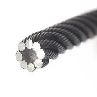 Câble métallique en acier de 12mm pour le fabricant d'ascenseur haute tension noyau de sisal 8x19S + FC