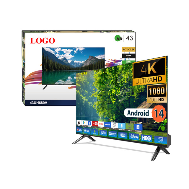 Built-in WiFi Android 4K HDTV Customizable OEM Smart TV LED 55-Inch for Hotel Use Smart Tv 65 Inches Televisor 4k Televisor 4k 6