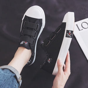 Nuevas Zapatillas Deportivas de Plataforma Rosa y Morado para Mujer, Zapatillas Casuales de Lona Transpirables y Fáciles de Poner para Estudiantes - Product Image 4