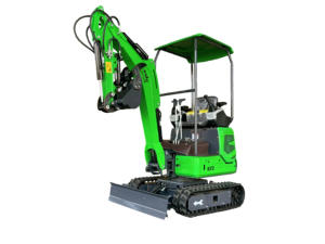 Machinerie industrielle, <span class=keywords><strong>mini</strong></span>-excavatrice sur chenilles de 1 tonne, moteur B&S certifié EPA, avec pince hydraulique - Product Image 3