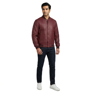 Custom Quality Plain Wool <b>Baseball</b> Varsity <b>Jackets</b> with Wool Satin Chenille Embroidery Logo Varsity <b>Jackets</b> with Front Buttons - Product Image 1