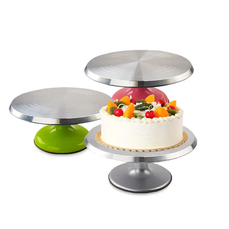 Amazon Top Seller 12 Inch Turntable Cake Baking Tools Cake Decorating Supplies Pastry Baking Accessories Turn Table For Cake
