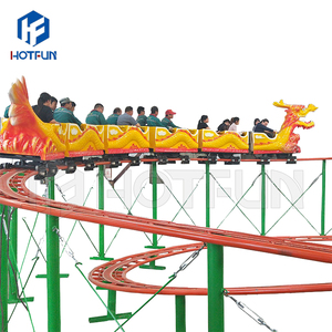Attrayant populaire usine de Chine Dragon acier intérieur extérieur Roller Coaster de l'école à vendre - Product Image 1