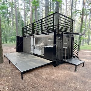 Restaurant de conteneurs modifiés de qualité approuvée ISO CE, préfabriqué, original, 2025, taille 20 pieds et 40 pieds, café - Product Image 3