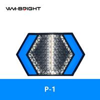 Luz de Matriz Hexagonal RGB de 150W, Luz de Fondo Regulable de Aleación de Aluminio para Bares, Discotecas, KTV y Efectos DMX para Escenarios