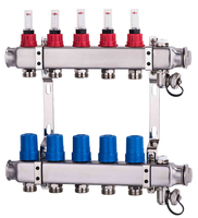 Système de chauffage électrique par le sol pour appartement moderne, thermostat de chauffage, ensemble de mélange, 100% laiton, acier inoxydable 304, résistant à l'eau