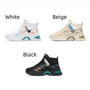 Zapatillas Deportivas Transpirables con Cordones y Caña Alta para Hombre, Modelo 2026, Ligeras, con Suela Gruesa de PVC y Parte Superior de Malla - Product Image 1