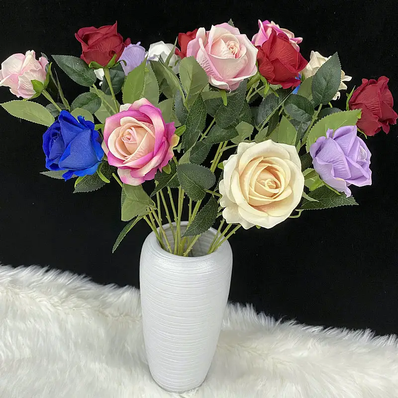 Artificial flowers for sale single rose centerpiece flowers preserved flowers plants for decoration home