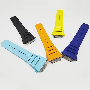 Top quality Fluoro Rubber Watchband Watch For RM010/RM029/RM17-01 strap And Mille Bracelet wristband