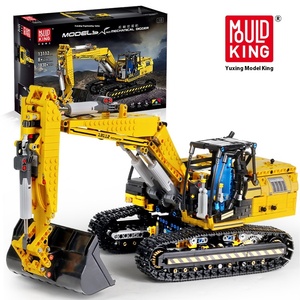 Yuxing pour Mold <span class=keywords><strong>King</strong></span> modèle d'excavatrice à haute difficulté 13112 blocs de construction d'assemblage pour adultes ensembles sur le thème de la voiture en plastique - Product Image 3
