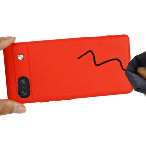 Étuis en silicone liquide pour Google Pixel 7/Pixel 7A/Pixel 7 Pro, design de luxe, silicone <span class=keywords><strong>original</strong></span> avec logo, <span class=keywords><strong>coque</strong></span> de téléphone portable - Product Image 6