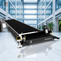 Máquina de corte láser de fibra Cypcut 8000 de gran formato para piezas de camiones pesados de alta precisión de 20kw 30kw, con riel de suelo 12025 16032