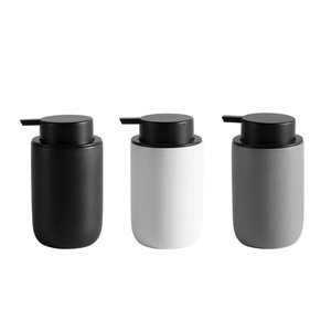 Juego <span class=keywords><strong>de</strong></span> Baño <span class=keywords><strong>de</strong></span> Cerámica Minimalista <span class=keywords><strong>de</strong></span> Lujo en Negro Mate/Blanco/Gris, Dispensador <span class=keywords><strong>de</strong></span> Jabón, Vaso para <span class=keywords><strong>Cepillo</strong></span> <span class=keywords><strong>de</strong></span> Dientes, <span class=keywords><strong>Jabonera</strong></span>, Portacepillos <span class=keywords><strong>de</strong></span> Dientes, Kit <span class=keywords><strong>de</strong></span> Almacenamiento - Product Image 4