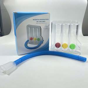 Entraîneur de respiration profonde portable, exerceur respiratoire, 3 boules, spiromètres incitatifs - Product Image 2