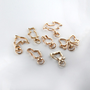 Creative Opposite Sex Keychain Mixed Shapes Zinc Alloy DIY Jewelry Buckle For Bracelet Making - Product Image 4