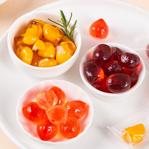 Bonbons gélifiés aromatisés aux fruits mélangés 103g - Mangue, pêche, pâte <span class=keywords><strong>de</strong></span> peau <span class=keywords><strong>de</strong></span> raisin, sandwich, emballés individuellement pour le déjeuner scolaire, les voyages - Product Image 3