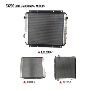 หม้อน้ำ 4287043 สำหรับรถขุดฮิตาชิ EX200-2 ระบบระบายความร้อนเครื่องยนต์ ใช้ได้กับเครื่องยนต์อีซูซุ 6BG1 - Product Image 2