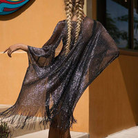 Nouvelle Robe de Plage Sexy Dorée pour Femmes, Bikini Cover-up, Été 2026
