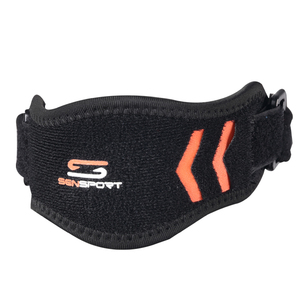 Kniebandage met patellastabilisator voor pijnverlichting bij warme dagen, van polyester, ademend en compressief, geschikt voor wandelen, basketbal en hardlopen. - Product Image 4