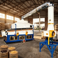 Nettoyeur automatique à pression positive pour la gravité spécifique, grande capacité, élimination des grains défectueux et calibrage des semences agricoles