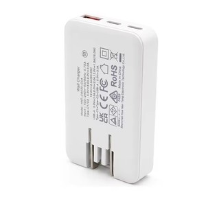 Cargador Rápido de 30W 45W, Adaptador de Corriente Ultrafino de 3 Puertos Tipo C USB a PD, Enchufe para EE. UU., UE, Reino Unido y Australia, Carga Rápida para Teléfono y Tableta - Product Image 5