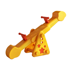 Balançoire en plastique de haute qualité avec un design mignon d'animal <span class=keywords><strong>girafe</strong></span> pour les écoles maternelles et les jardins d'enfants, petite balançoire pour enfants en plein air - Product Image 2