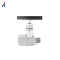Válvula de Aguja Manual de Acero Inoxidable, Válvula de Control de Flujo para Agua, Gas y Aceite