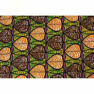 Wax 100% coton à imprimés, tissu africain multicolore, vente en gros, 100% - Product Image 5