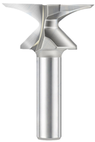 Fraise à fond rond en V pour panneaux muraux, fraise à rainurer, fraise à plier pour panneaux en cristal de carbone, fraise à plier pour le travail du bois OEM