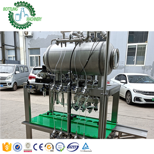 Boisson gazeuse gazeuse boisson saveur soda isobare 8 10 buses couronne bouchon <span class=keywords><strong>bouteille</strong></span> en verre 2 en 1 remplisseur scellant Machine - Product Image 3