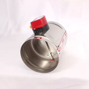 Serranda motorizzata in acciaio inox Acarps Modello 2W per condotti, struttura cilindrica 51mm-200mm, attuatore elettrico, valvola dell'aria, 1 anno di garanzia - Product Image 4